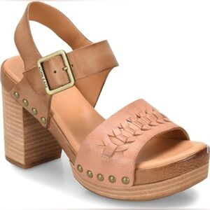 Korkease Pasilla Heeled Sandals Blush Brown Combo
